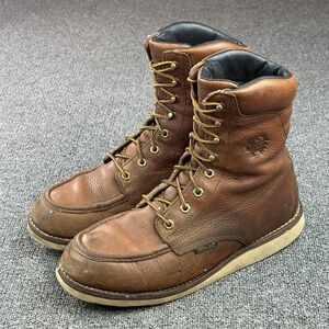 Chippewa 8" Moc Toe Chip-A-Tex Vibram Wedge Leather Work Boots EH Mens Sz 11 ?